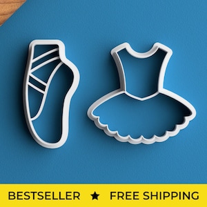 Emporte-pièce danse classique – livraison gratuite Chaussons de danse à l&#39;emporte-pièce, cadeau ballerine, biscuits tutu, cadeau emporte-pièce princesse fée