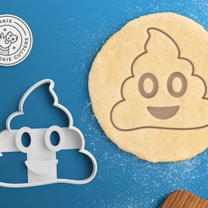 Poop Emoji Cookie Cutter – Emoji Gift Emoji Birthday Cookie Cutter Emoji Valentines Day Cookies Kiss Emoji Party Heart Emoji Love Emoji