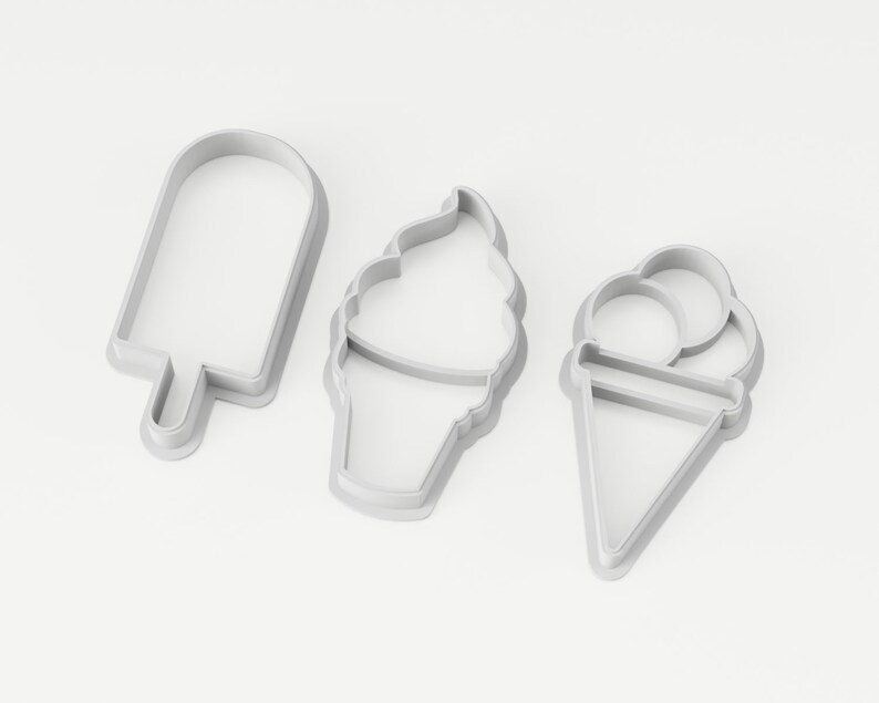 Popsicle Cookie Cutter Ice Cream Cookie Cutter Ice Cream Etsy
