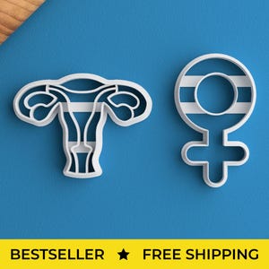 Uterus Cookie Cutter – FREE SHIPPING Feminist Cookie Cutter Feminist Gift Gynecologist Gift