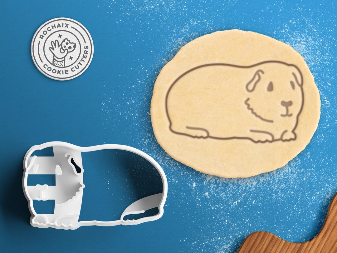 Curated visual reference: Visual Reference: Guinea Pig Cookie Cutter Guinea Pig Face Cookie Cutter Pet