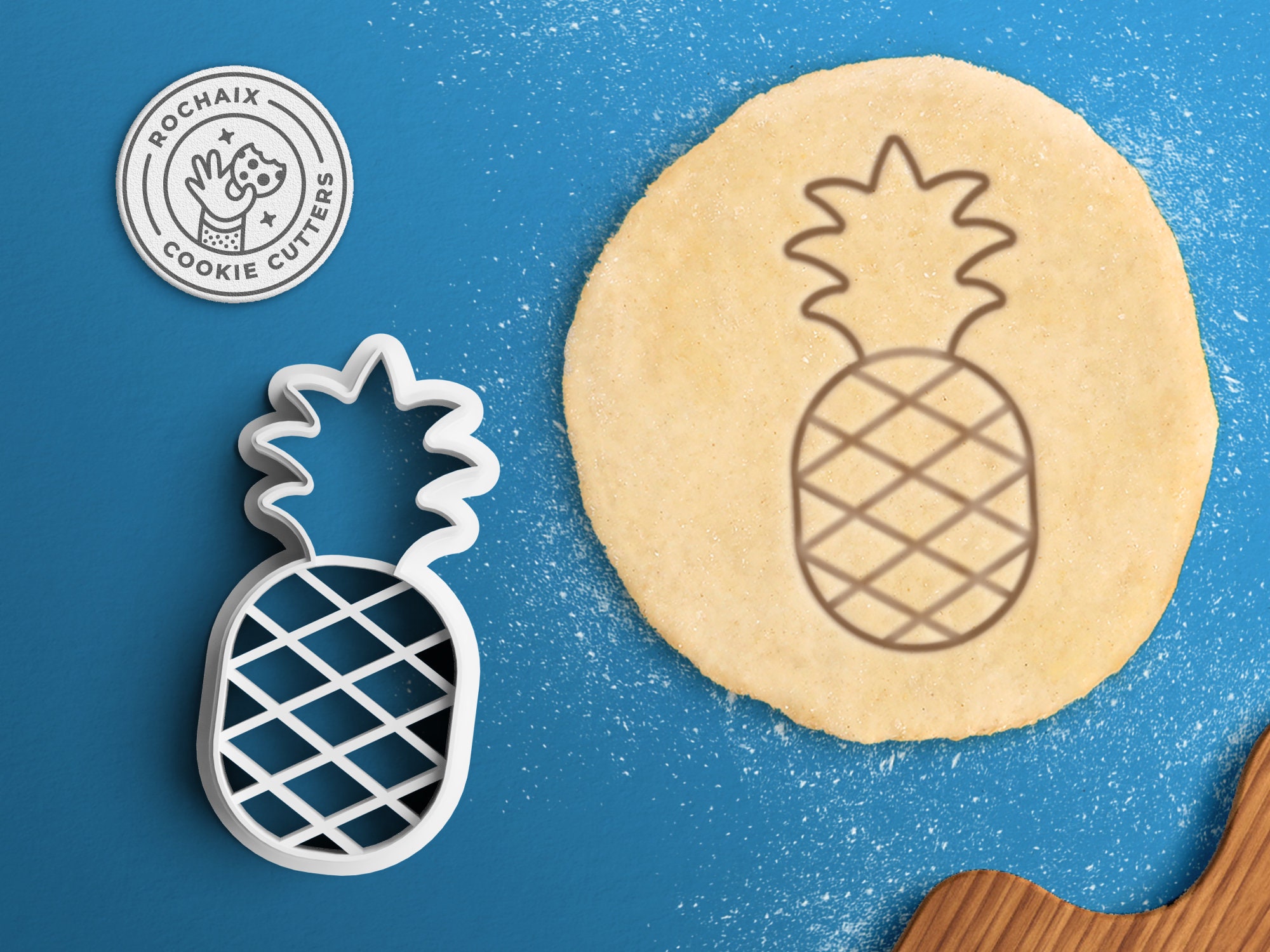 Pineapple Cookie Cutter Tropical Cookie Cutter Fruit Cookie - Etsy