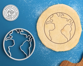 Planet Earth Cookie Cutter – Globe Cookie Cutter Earth Day Gift