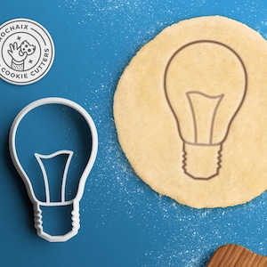 Light Bulb Cookie Cutter – Lightbulb Cookie Cutter Science Cookie Cutter Science Gift Inventor Idea Engineer Gift Fathers Day Gift For Him