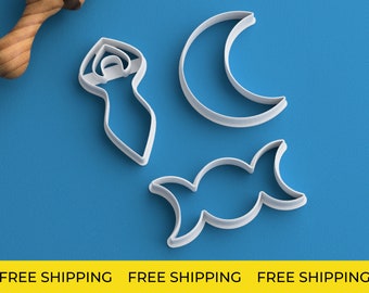 Déesse Cookie Cutter - LIVRAISON GRATUITE Pagan Cookie Cutter Triple Moon Cookie Cutter