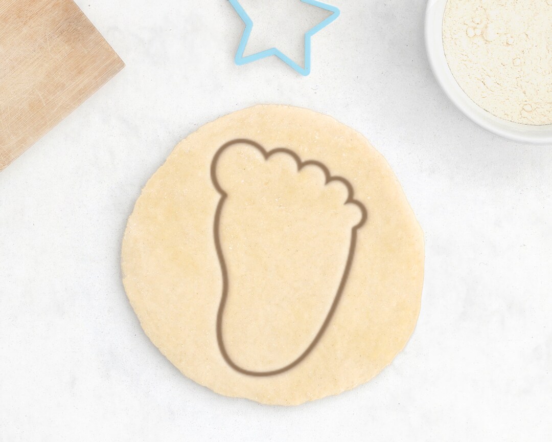 Baby Foot Cookie Cutter Baby Cookie Cutter Baby Shower Etsy
