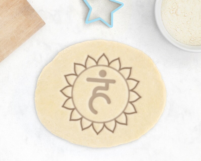 Chakra Cookie Cutter Set \u2013 Yoga Cookie Cutter Yoga Instructor Gift Meditation Gift Vishuddha