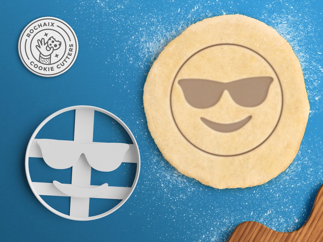 Sunglasses Emoji Cookie Cutter Sunglasses Cookie Cutter Poop Emoji
