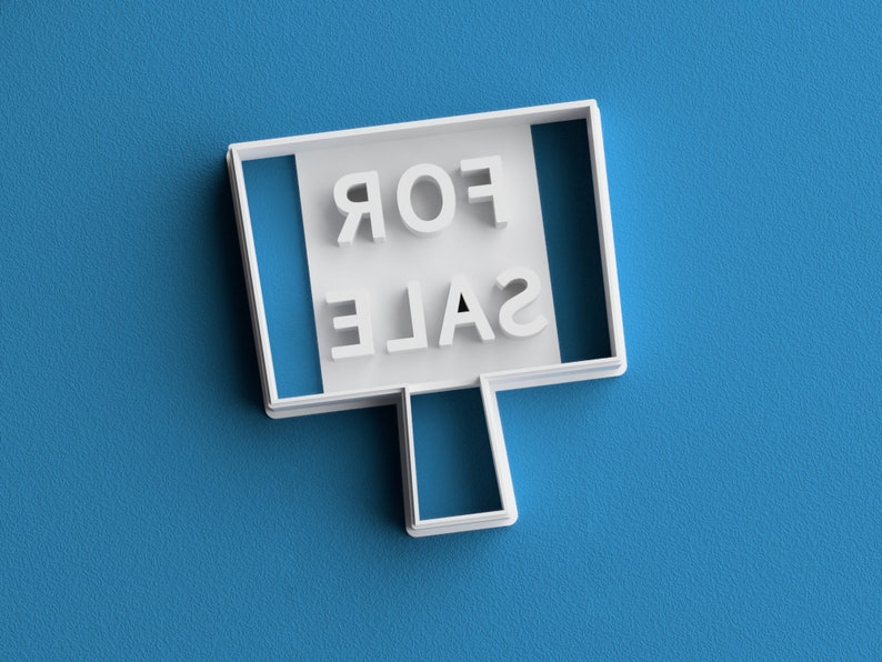 For Sale Cookie Cutter Real Estate Cookie Cutter Gingerbread Etsy