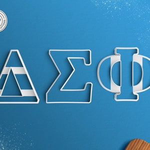 Greek Alphabet Cookie Cutter - Greek Letter Cookie Cutter Sorority Gift