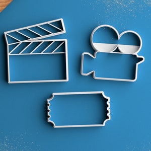 Movie Cookie Cutter – Cinema Cookie Cutter Movie Gift Movie Ticket Cinephile Gift Movie Enthusiast Movie Lover