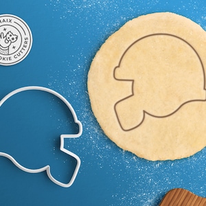 Football Helmet Cookie Cutter - Football Cookie Cutter Foot Ball Sports Team Cookie Cutter University College