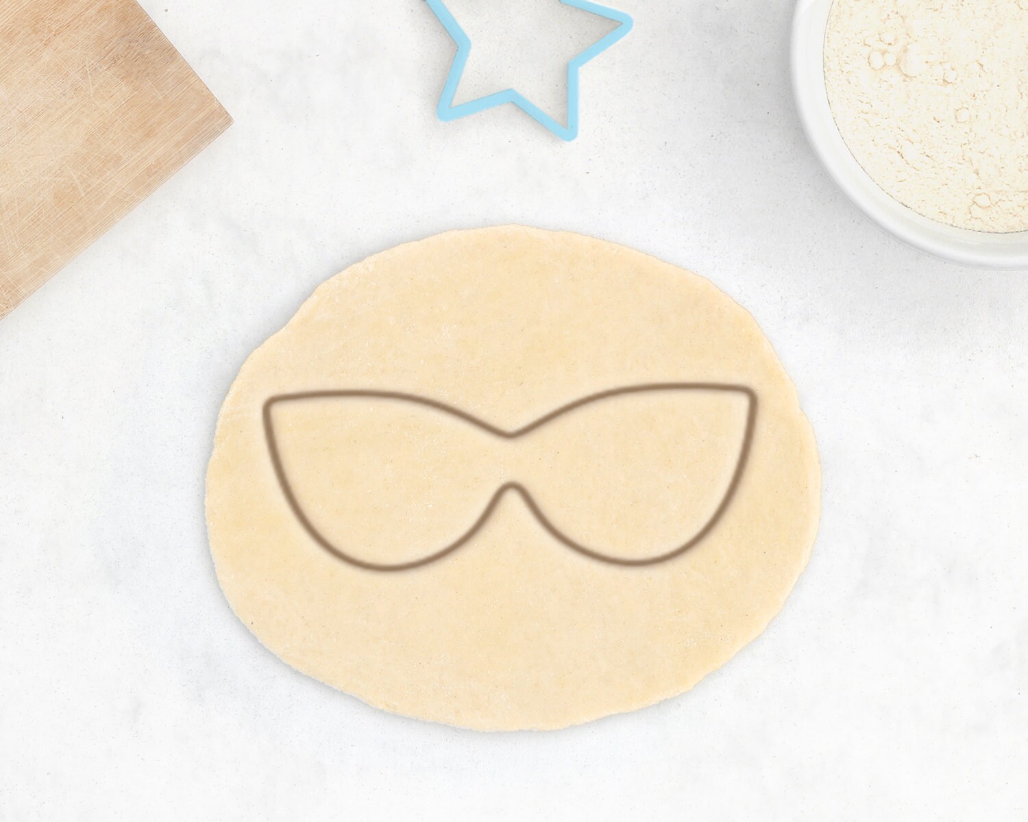 Cat Eye Glasses Cookie Cutter Sunlasses Cookie Cutter Etsy