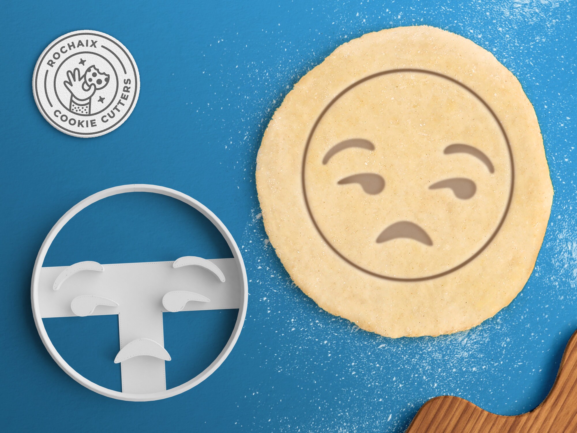 Unamused Emoji Cookie Cutter Emoji Gift Emoji Birthday Etsy