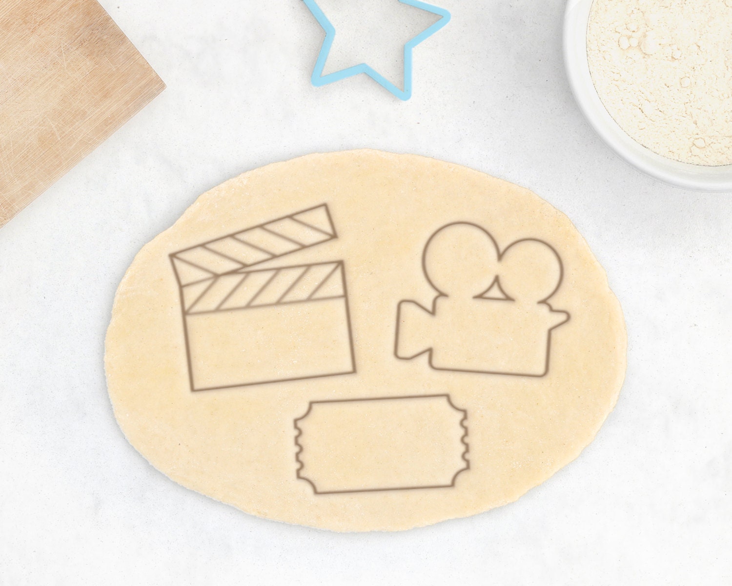 Movie Cookie Cutter Hollywood Cookie Cutter Movie Gift Movie Etsy