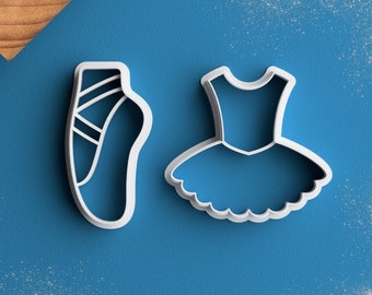 Ballet Cookie Cutter – Ballet Slipper Cookie Cutter Ballerina Gift Tutu Cookies Fairy Princess Cookie Cutter Gift