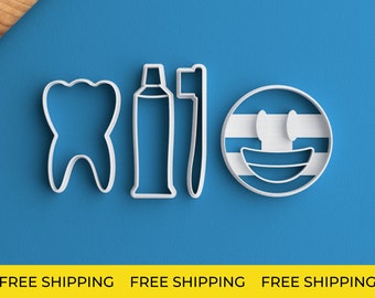 Emporte-pièce dentifrice - livraison gratuite Emporte-pièce dentaire dentiste cadeau de remise des diplômes hygiène dentaire dentiste