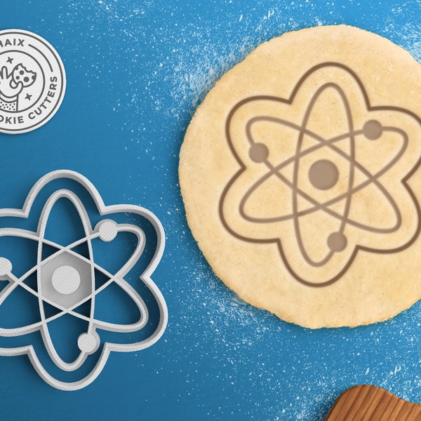 Atom Cookie Cutter – Science Cookie Cutter Chemistry Gift