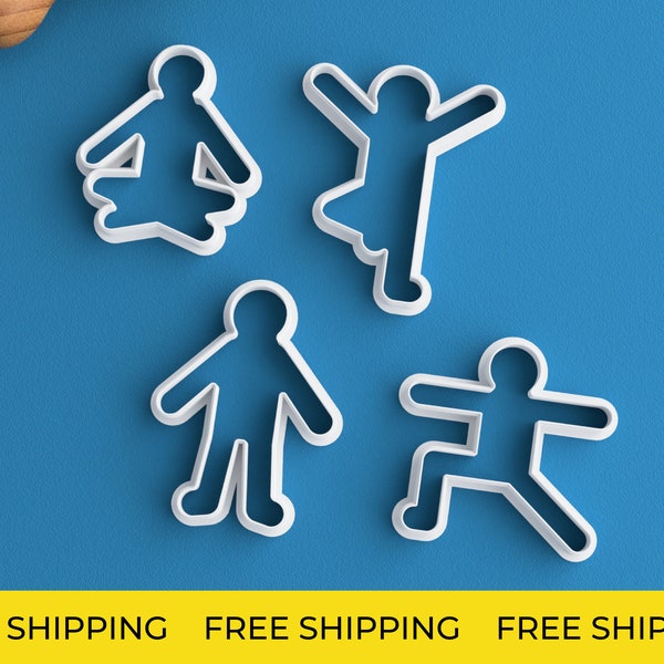 Yoga Cookie Cutter – FREE SHIPPING Warrior Pose Yoga Gift Yoga Instructor Gift