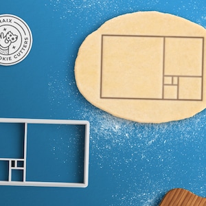 Golden Ratio Cookie Cutter - Fibonacci Cookie Cutter Science Gift
