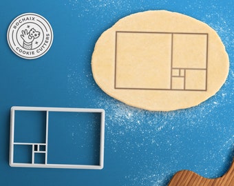 Golden Ratio Cookie Cutter - Fibonacci Cookie Cutter Science Gift