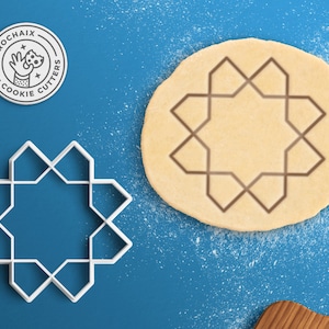 Moroccan Cookie Cutter - Moroccan Rug Cookie Cutter Geometric Cookie Cutter Moroccan Tile