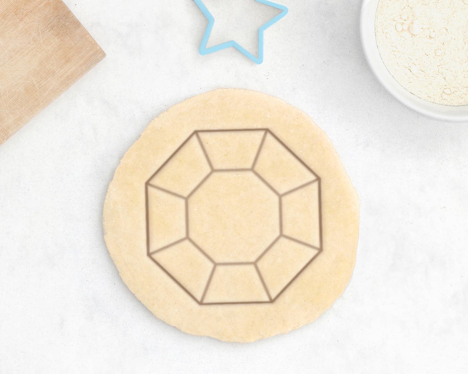 Gemstone Cookie Cutter Diamond Cookie Cutter Wedding Favors Etsy