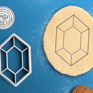 Rupee Cookie Cutter – Retro Video Game Cookie Cutter Pixel Heart Cookie Cutter 8 Bit Heart Cookie Cutter Ocarina Cookie Cutter Geek Gift