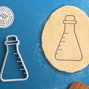 Science Cookie Cutter – Chemistry Gift Chemistry Cookie Cutter Erlenmeyer flask