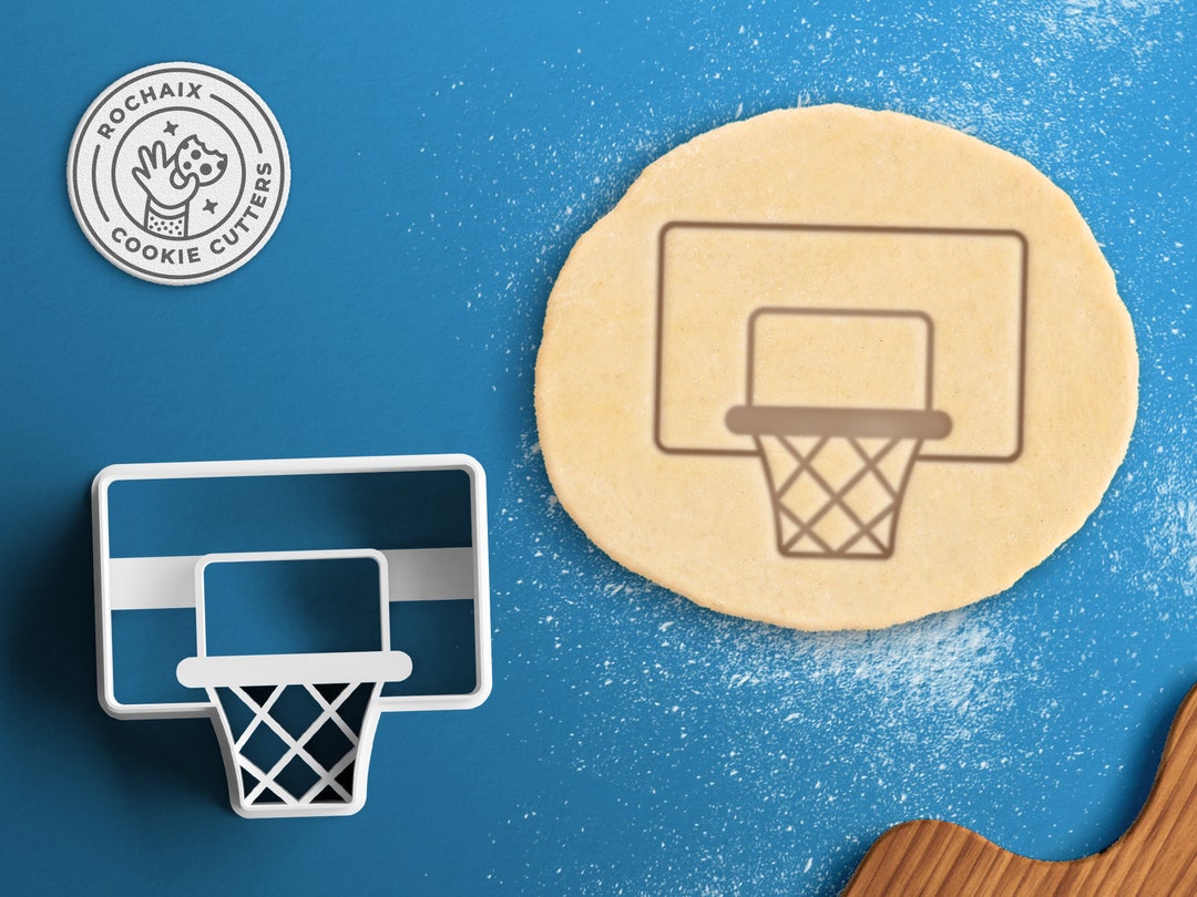 Ccookie Hoops Basketball Hoop Cookie Cutter – Basketball Cookie Cutter Basketball ...