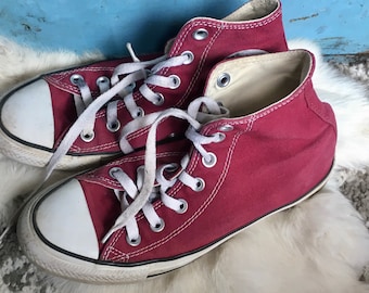 maroon converse size 6