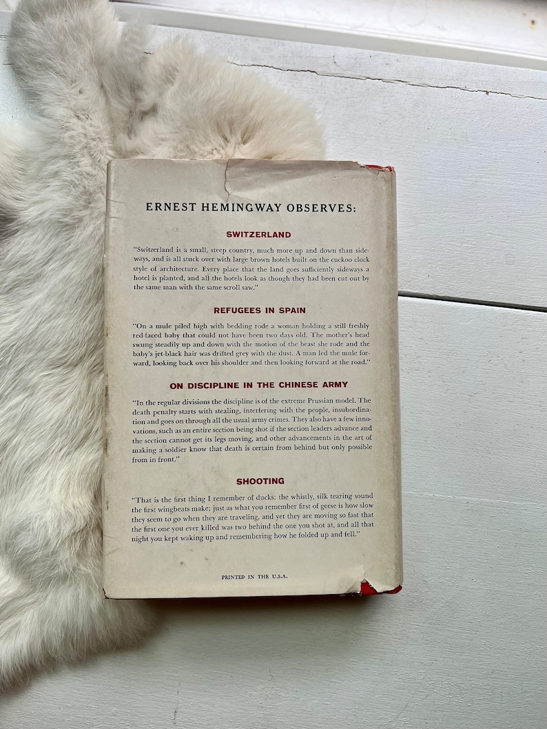 1967 By-line by Ernest Hemingway, First Edition - Etsy