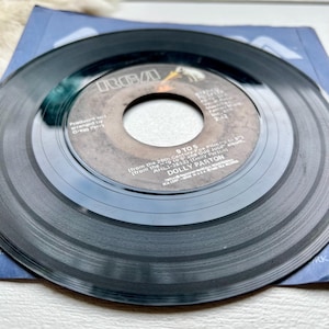1980 Dolly Parton vinyl live record singles music album 9 to 5 Sing for Common Man 45 rpm vintage country western pop 1980s home decor Gift