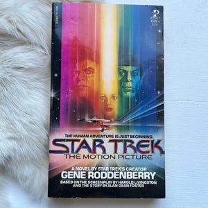1979 Star Trek motion picture book UFO Aliens Science Fiction movies catalog voyage Sci Fi  home decor rare book gifts 1970s geek nerd gifts