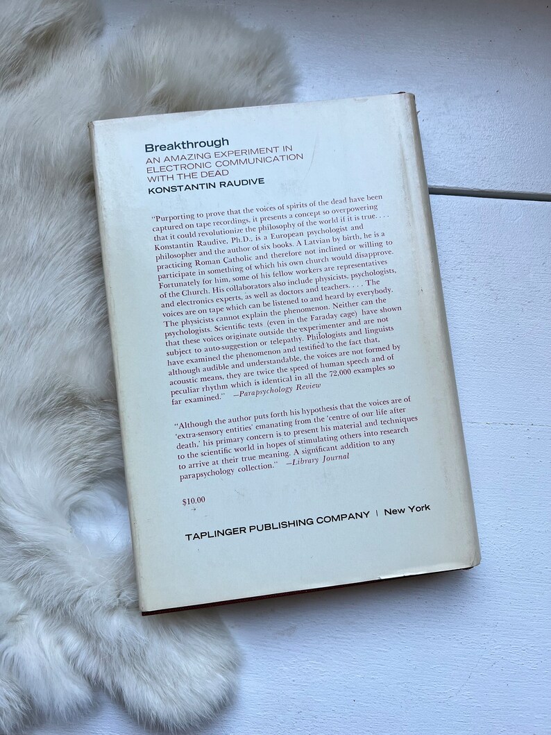 1973 Pioneers of the Unseen Book by Paul Tabori: Occult, ESP, Psychic Wonders afbeelding 7