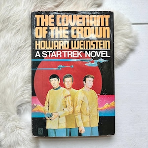 1981 Star Trek Covenant of the Crown Howard  book UFO Aliens mars Science Fiction Sci Fi  home decor rare book gifts 1980s geek nerd gifts