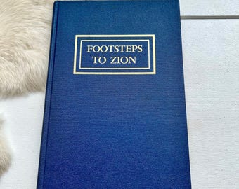 1960 Footsteps to Zion Book: Christ, Jesus, Bible Study