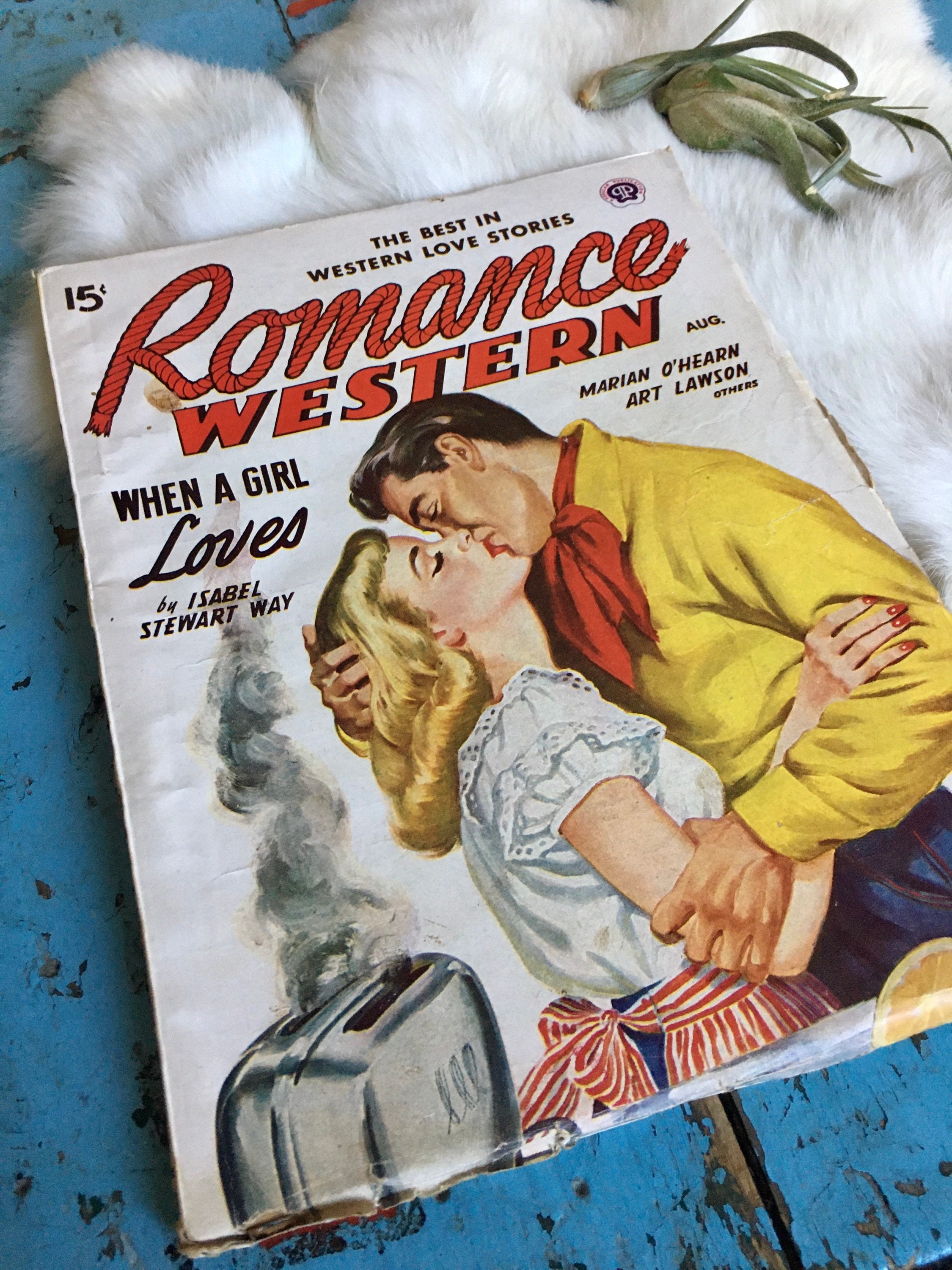1948 Romance Western Fictional Romance Stories Illustrations Etsy