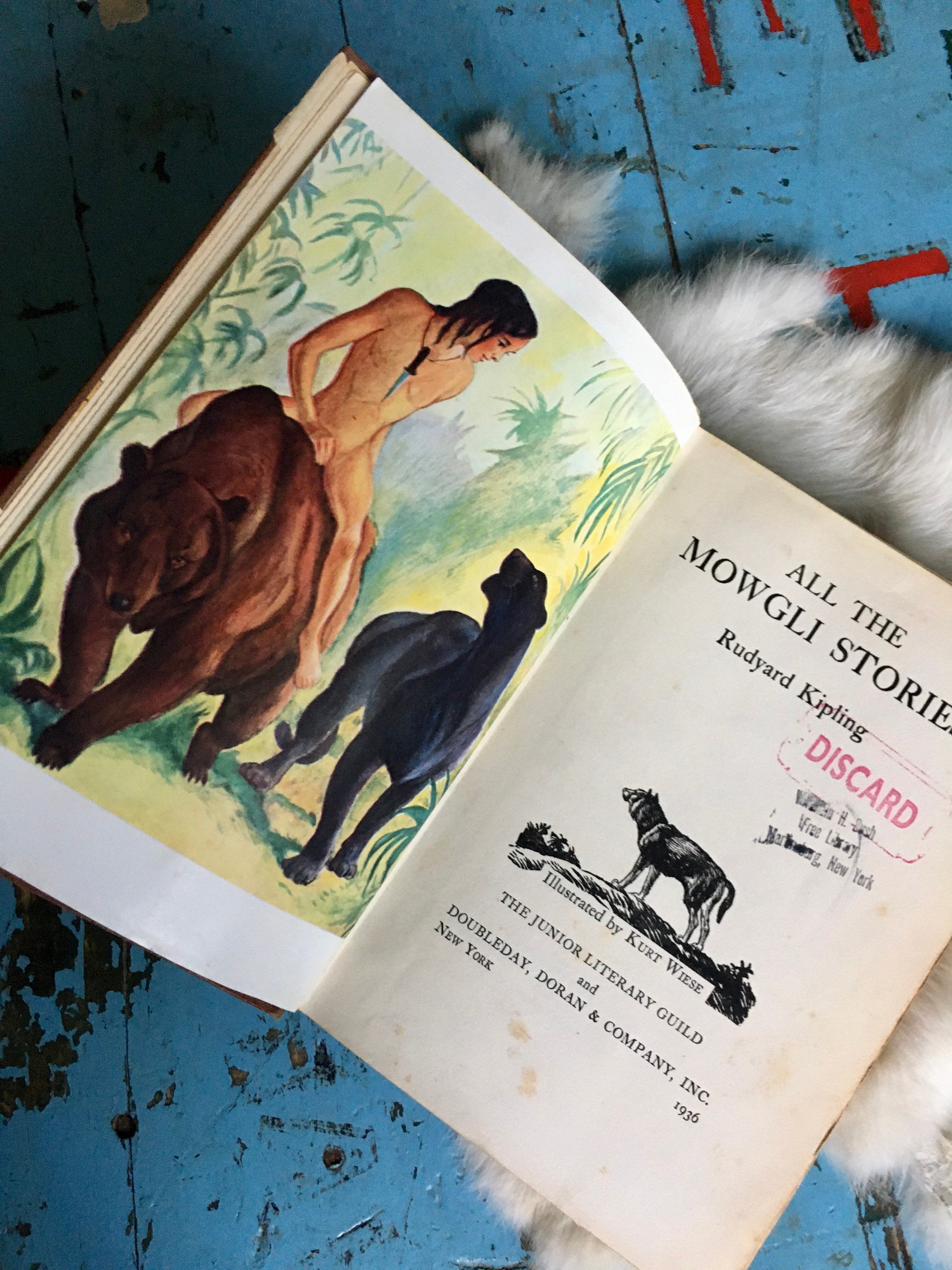 King Louie and Mowgli Canvas Tote Bag Jungle Book Tote 