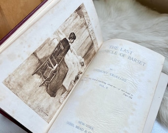 Antique Novel: The Last Chronicle of Barset by Anthony Trollope, 1893, Volume 2 Hardcover