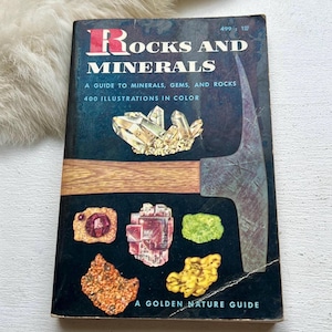 1957 Rocks and Minerals Book: Vintage Golden Nature Guide