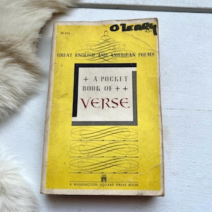1962 Poems English American Keates Blake Blake Chaucer Pope Scott poetry book anthology poems vintage home decor 1960s home gift fathers day