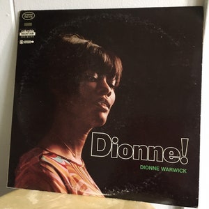 Dionne Warwick vintage vinyl album record 1967 1960s jazz soul pop music retro home decor classic album art made is USA music gift for moms