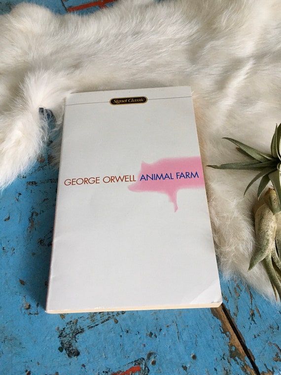 Vintage Animal Farm George Orwell Book Dystopian Sci Fi - Etsy Vintage Animal Farm George Orwell Book Dystopian Sci Fi - Etsy