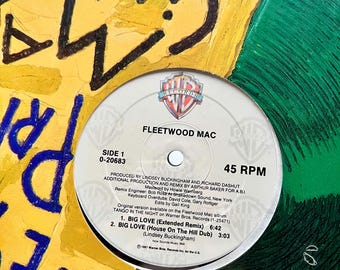 Sealed 1987 Fleetwood Mac 'Big Love' 45 RPM Vinyl Single