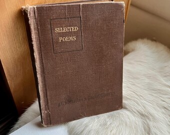 1916 Selected Poems, Required Reading for Secondary Schools: Antique Textbook Poetry Book