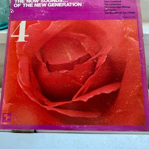 1967 The Now Sounds of New Generation The Beatles The Doors Simon Garfunkel record 1960s pop folk home decor classic rock album music gift