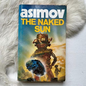 1960 Isaac Asimov book The Naked Sun sci fi space gift Rare book 1960s aliens ufo robots books home decor Science Fiction space gifts summer
