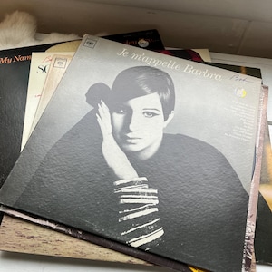 Vintage Barbara Streisand Vinyl Record Album Set: 1960s-70s Pop Music