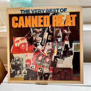 1975 Canned Heat Best Of Greatest Hits vinyl record 1970s classic rock record rock music band collection vintage home decor album gift ideas